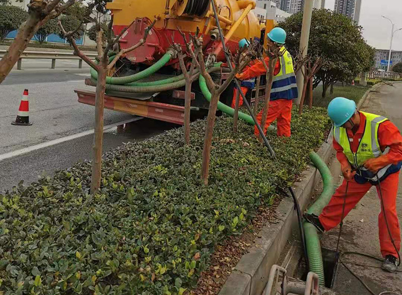 雁江市政管道清淤